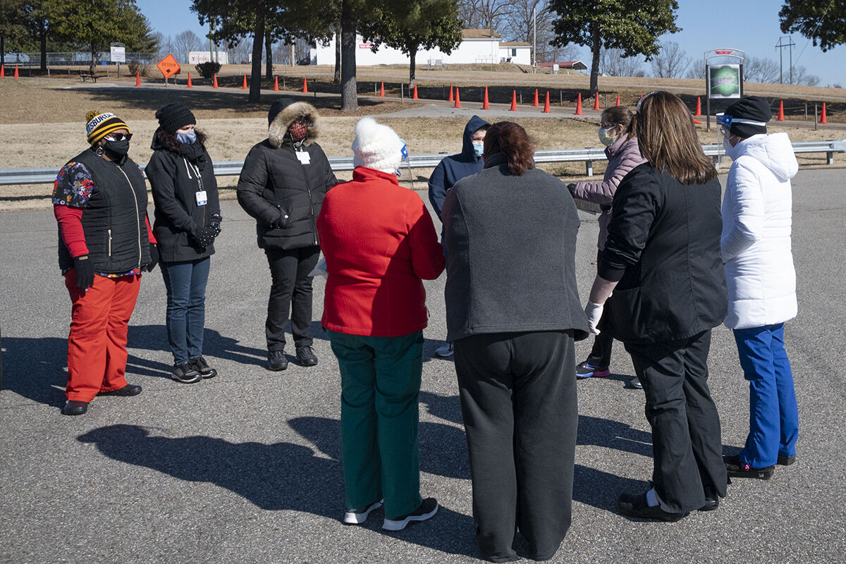 Vaccination clinic at Martinsville Speedway